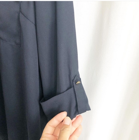 Lily Morgan black sheer blouse | Size M | GUC some - Picture 2 of 4